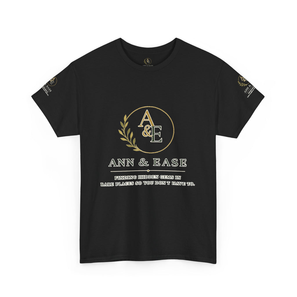 Camiseta con logo Ann & Ease — Algodón personalizable "Imprímelo a tu manera"