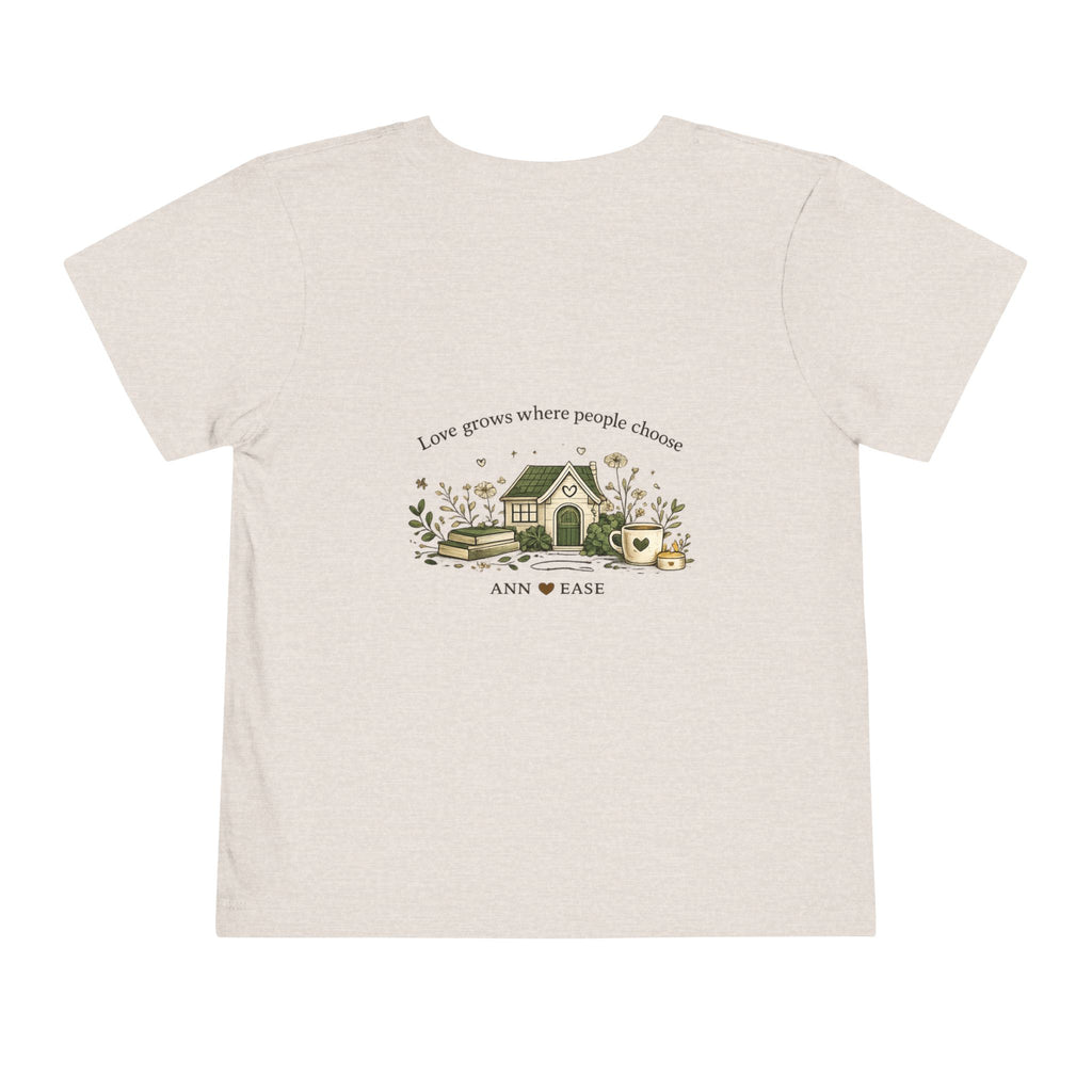 Camiseta para niños pequeños — Diseño "Juntos es mejor" de jardín campestre