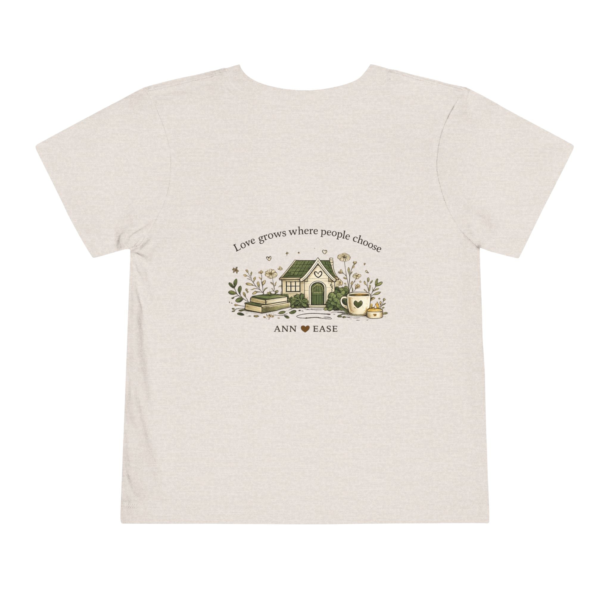 Camiseta para niños pequeños — Diseño "Juntos es mejor" de jardín campestre