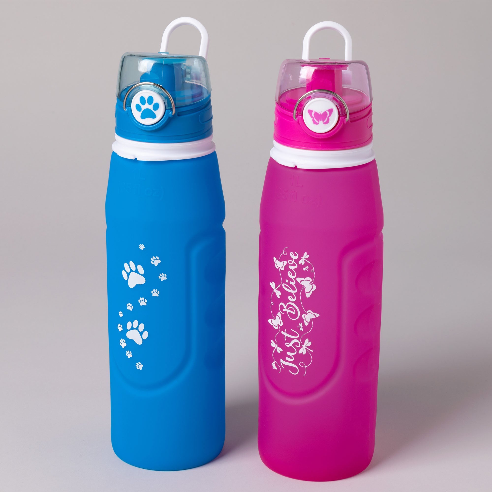 Botella de agua plegable de silicona HydroGood