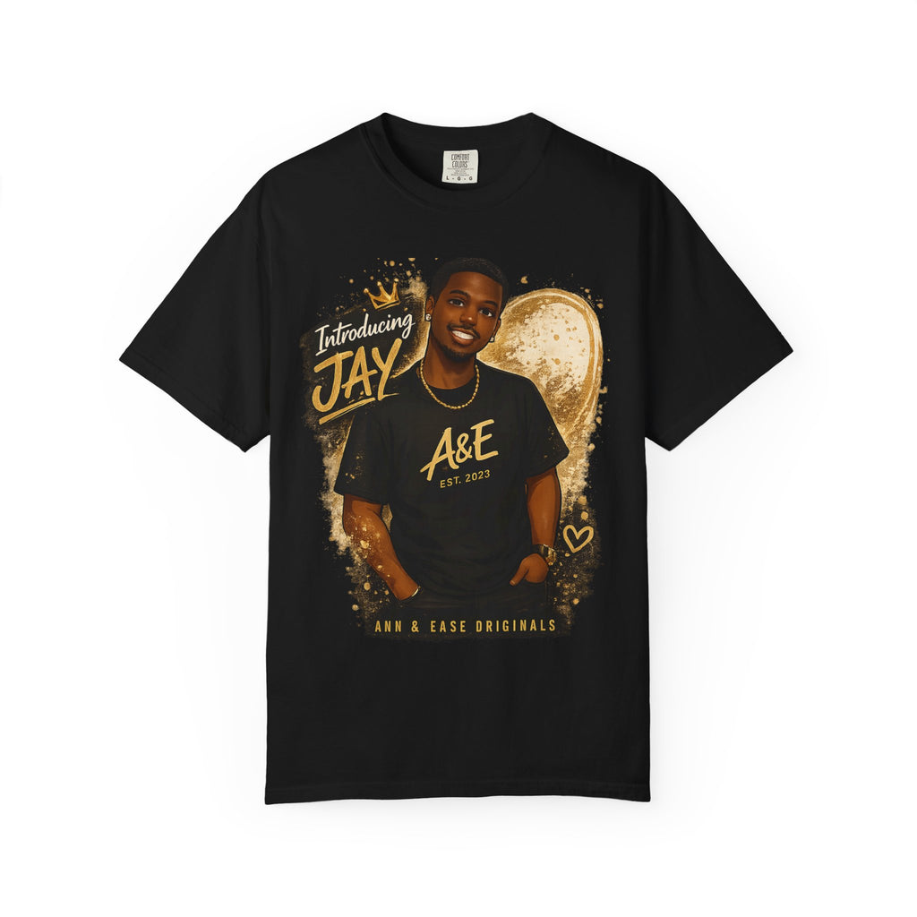 Introducing Jay Graphic T-Shirt — "This Is Jay" Personalized Portrait Tee