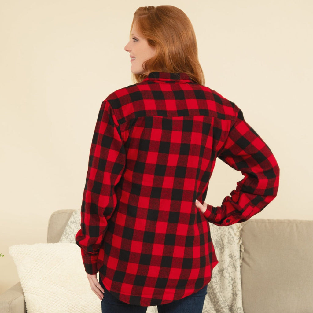 Camisa de Franela con Silueta de Mascota