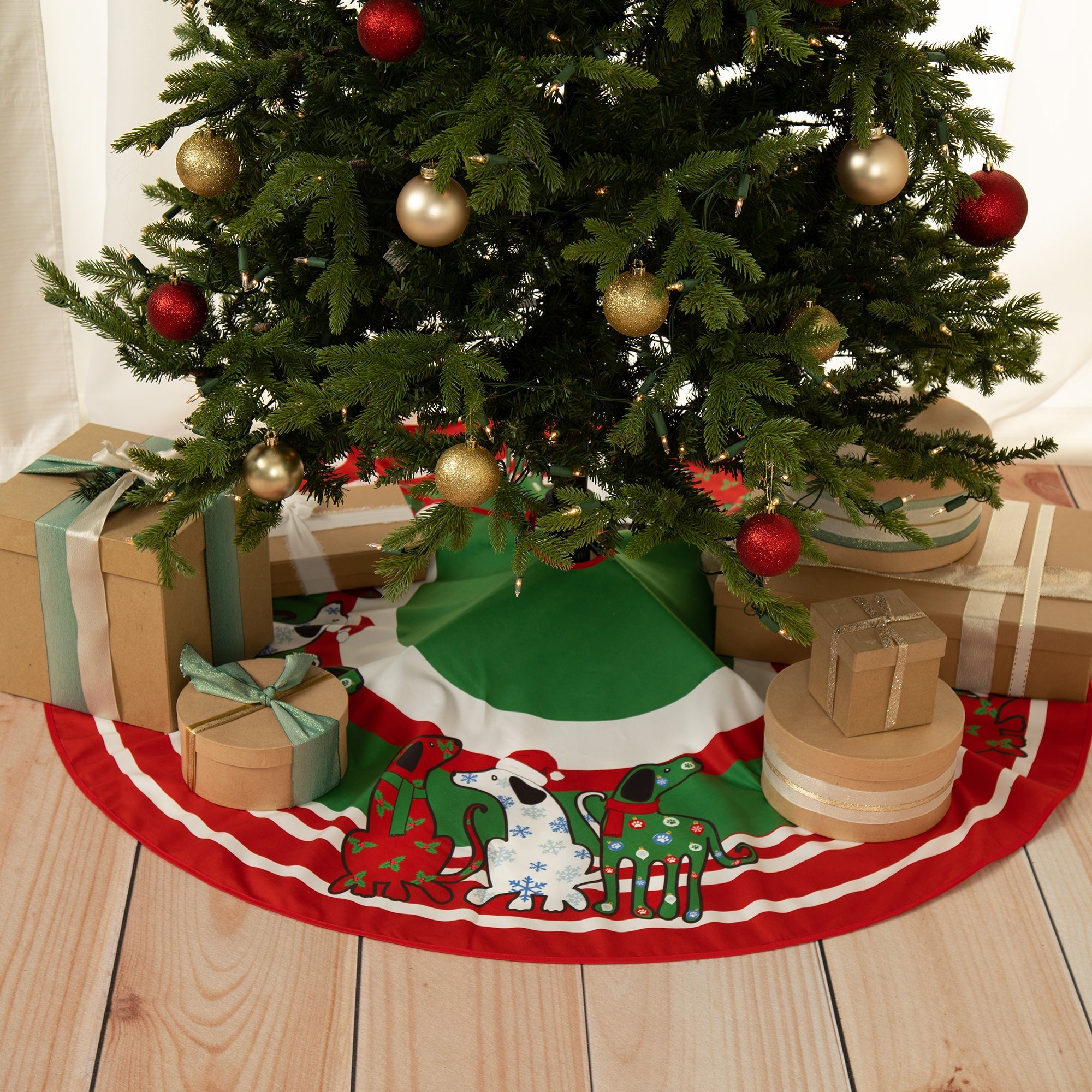 Falda para árbol de Navidad Pets & Paws