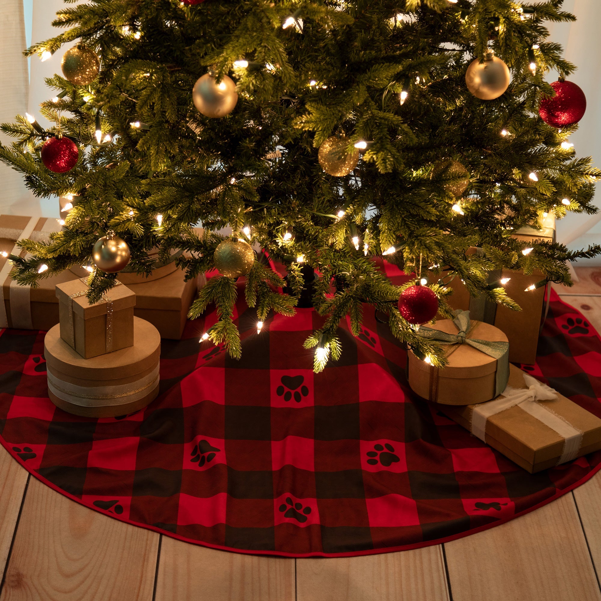 Falda para árbol de Navidad Pets & Paws
