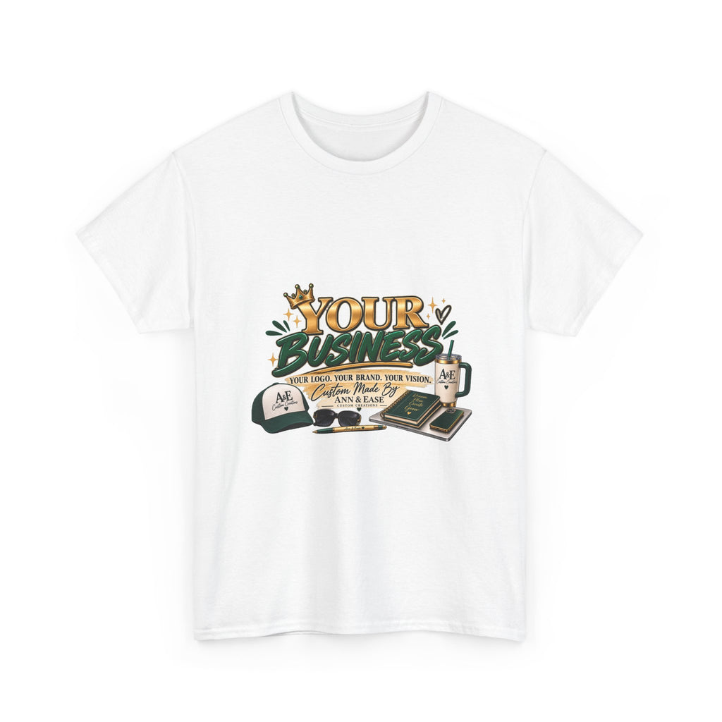 Supporting Small Businesses Tee — "Your Business" Custom Promo Shirt