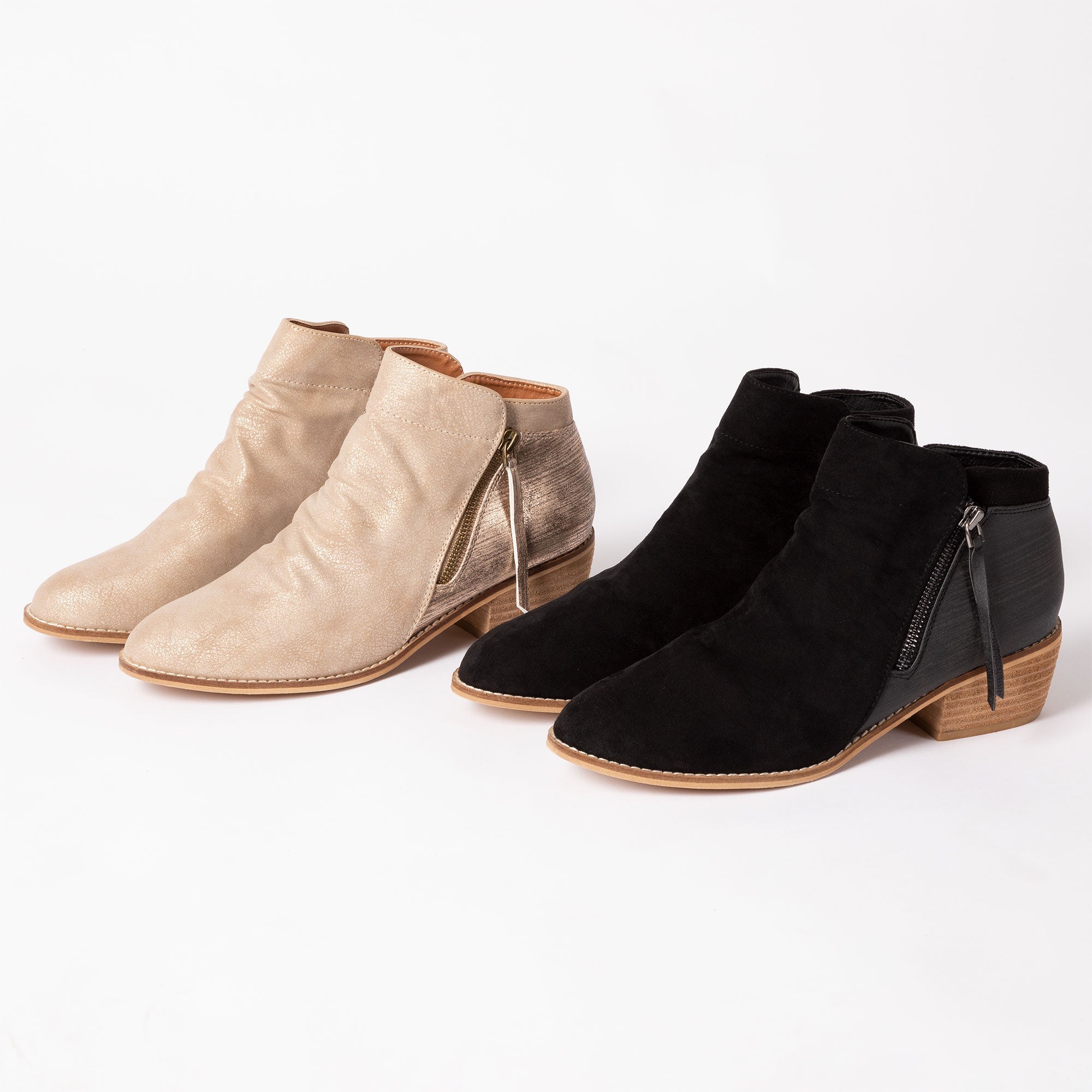 Botines Corkys Butternut con cremallera lateral