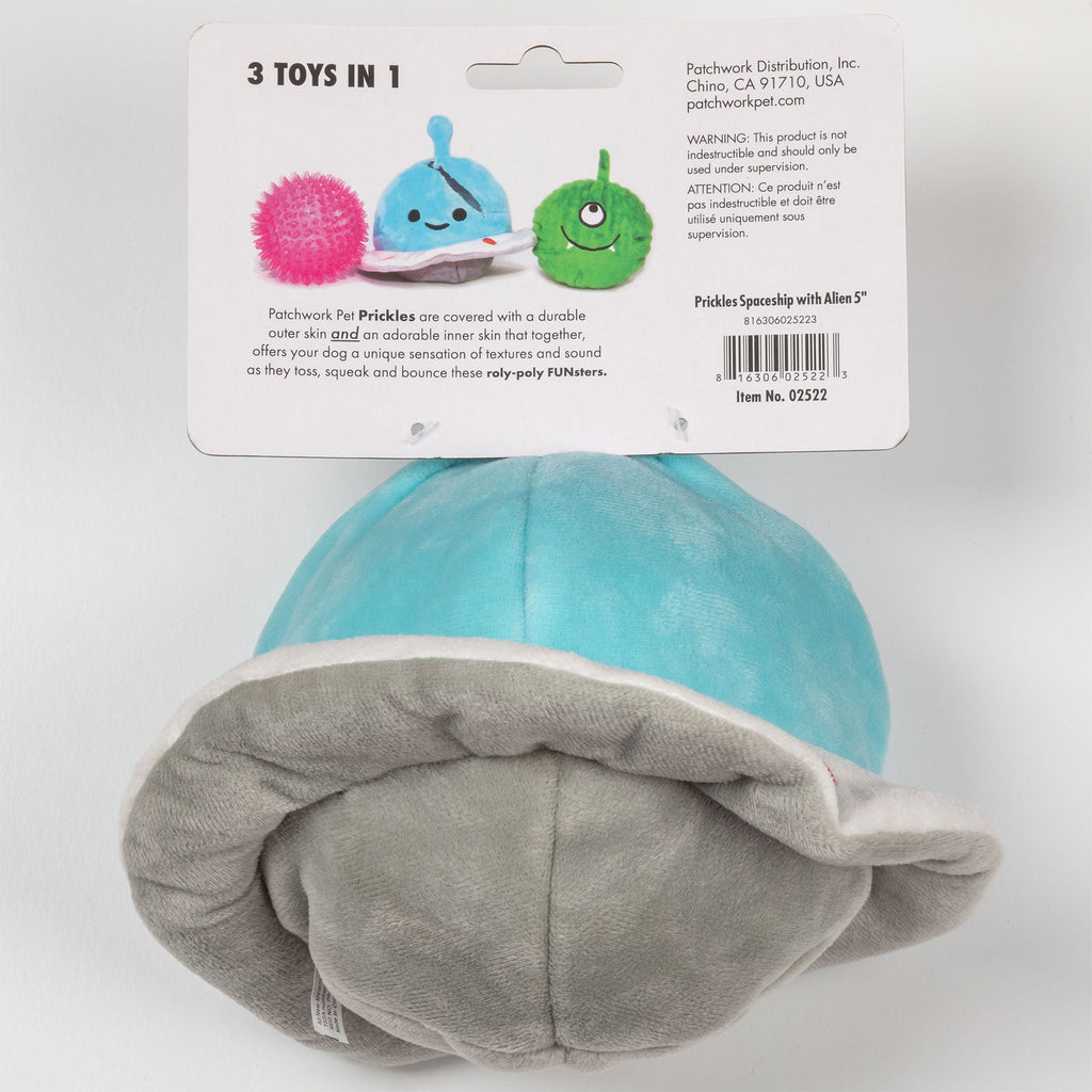 Patchwork Pet Spaceship with Alien 5-inch