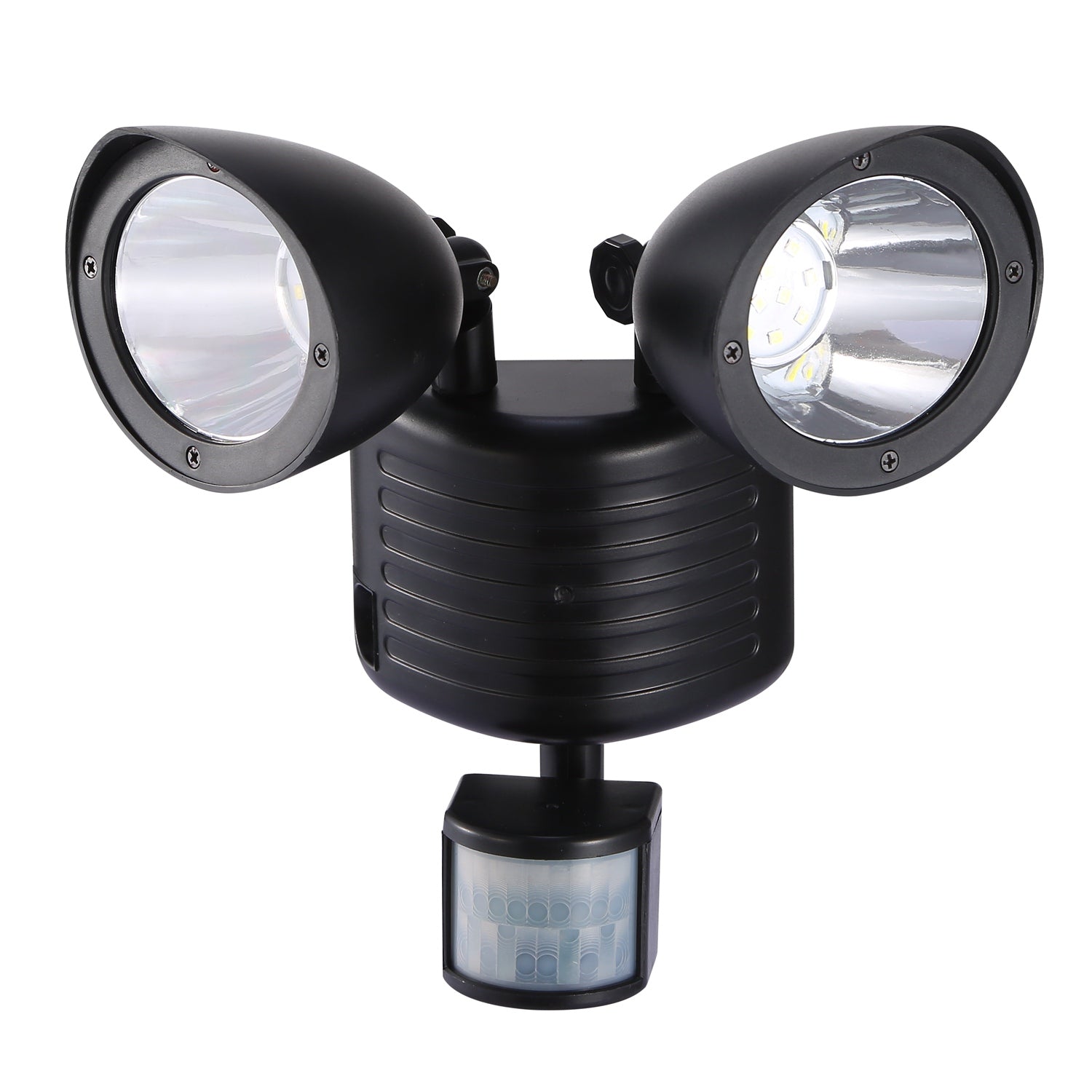 Solar Lights 22LEDs Outdoor Security Lights Motion Sensor IP44 Water-Resistant 360° Rotatable Dual Heads Solar Wall Light for Entryways Stairs Yard Ga