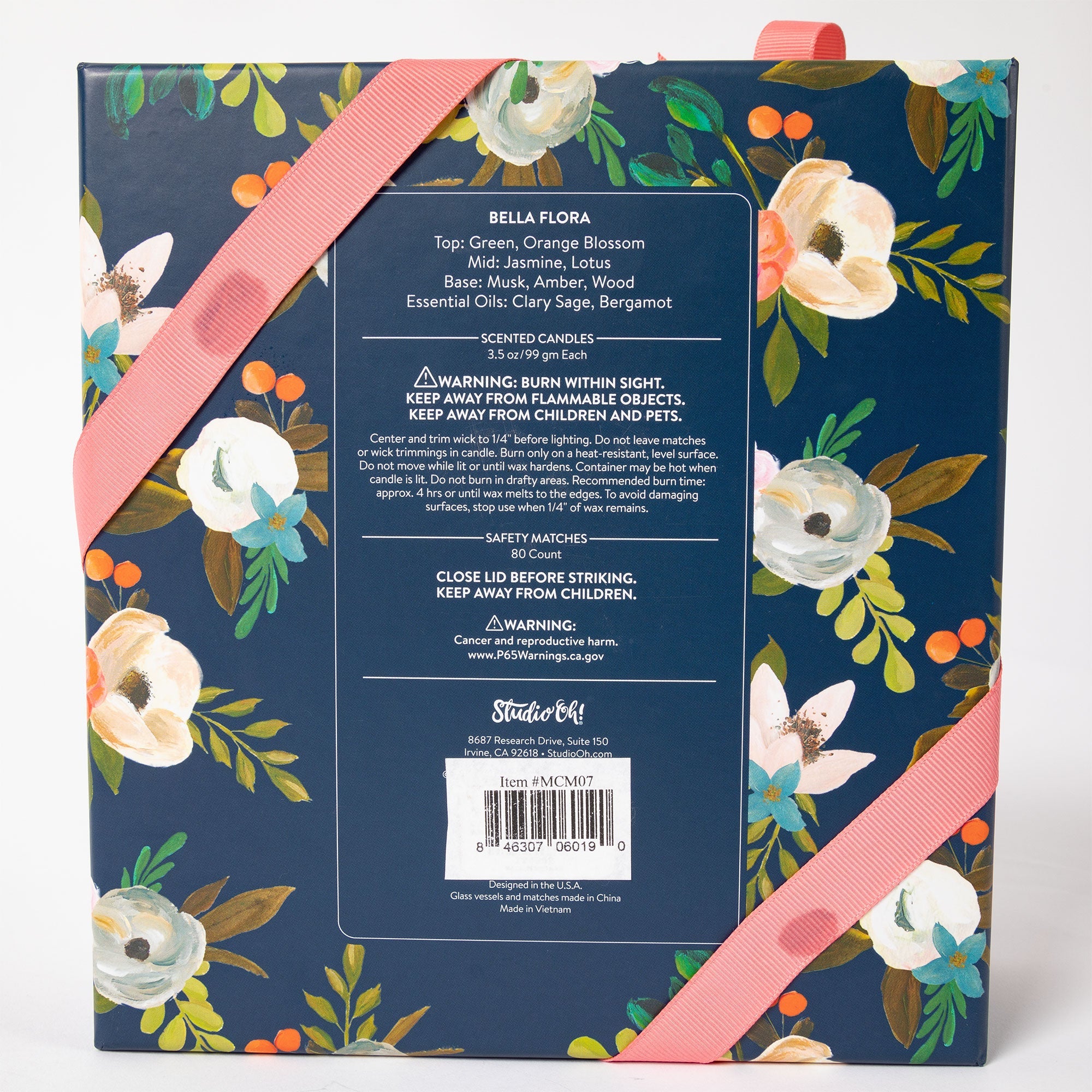 Set de regalo Velas en flor