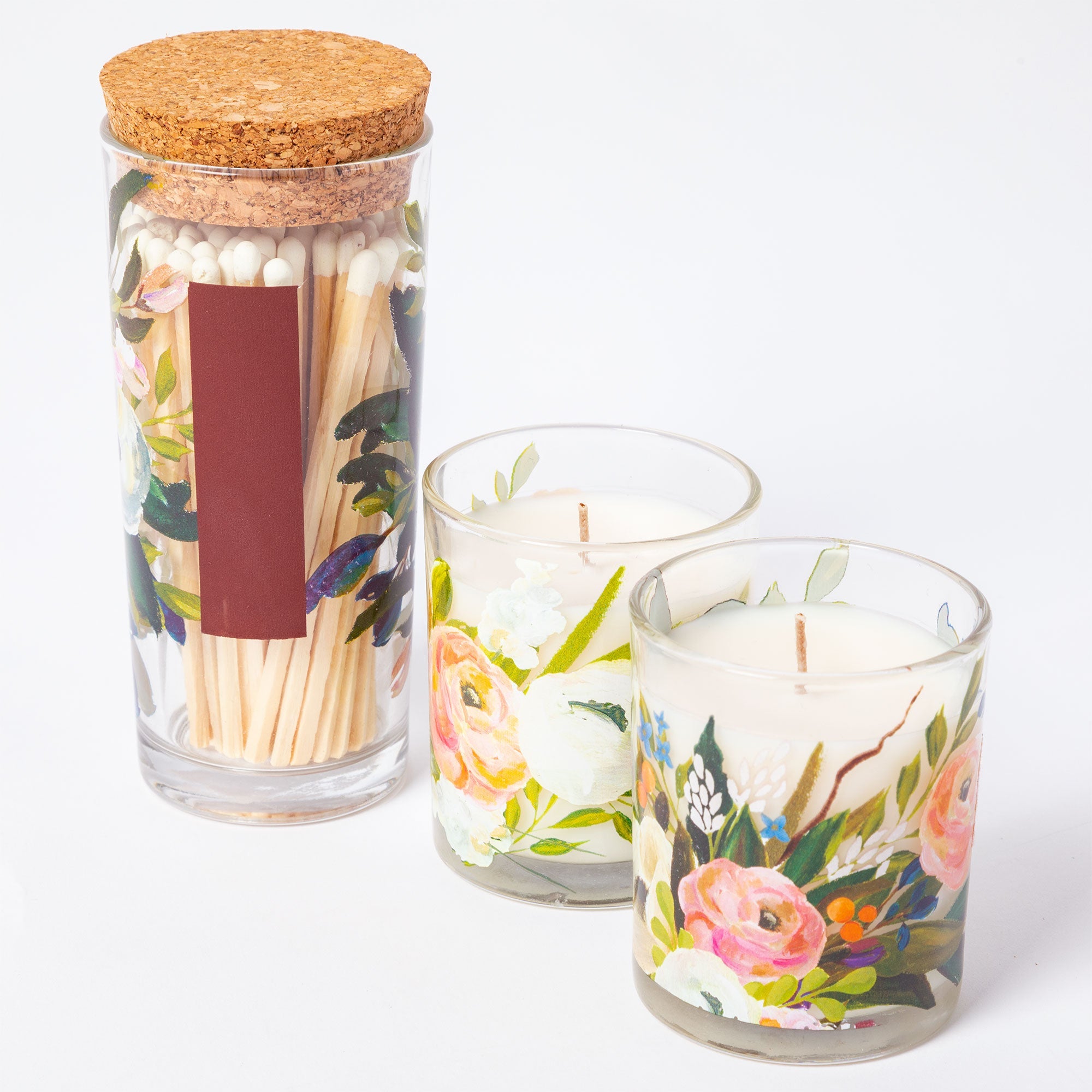 Set de regalo Velas en flor
