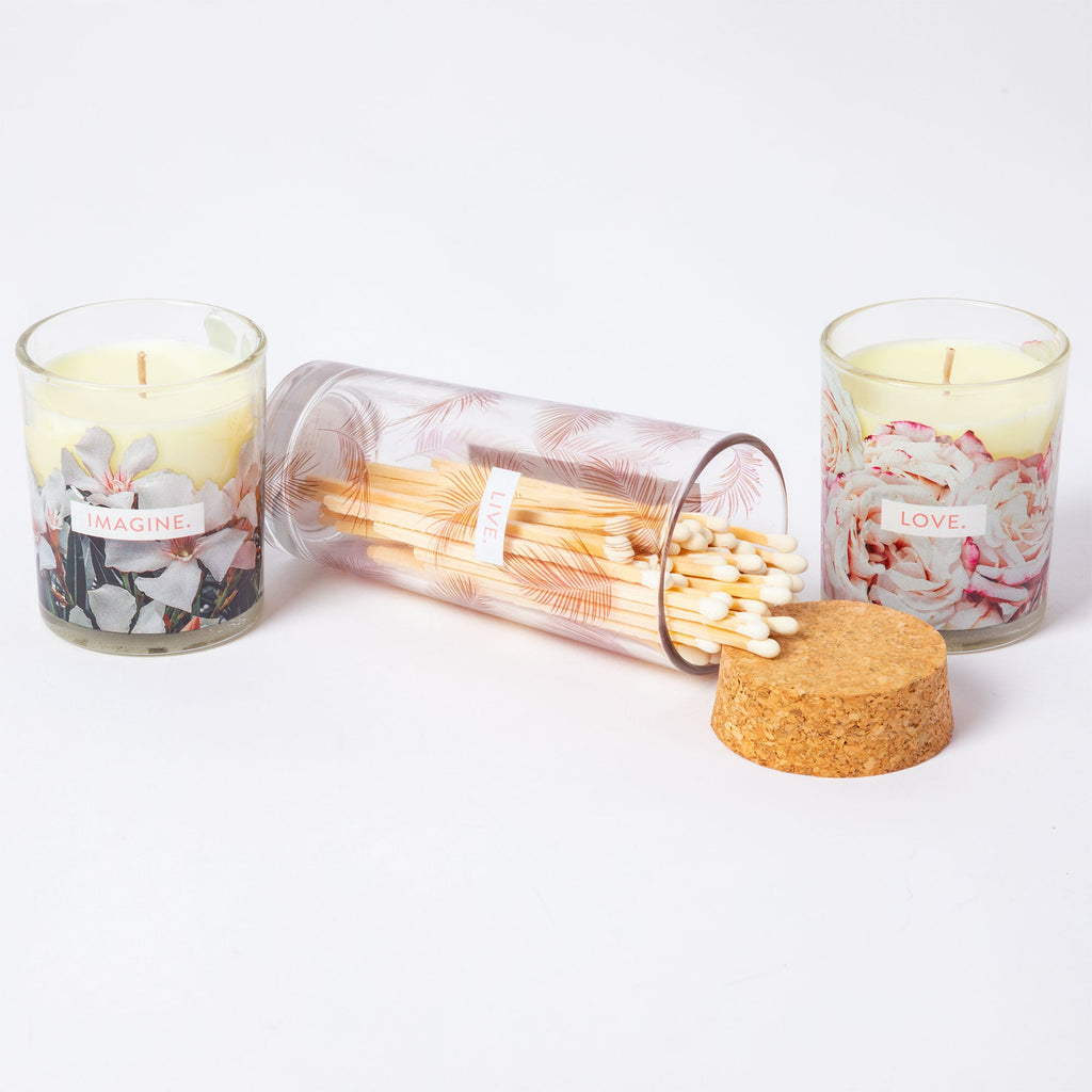 Set de regalo Velas en flor
