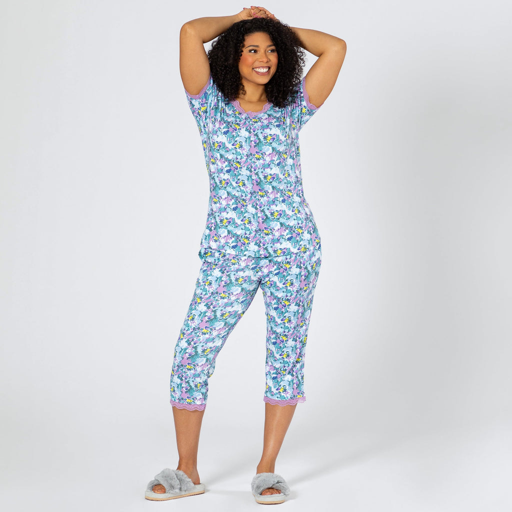 Pijama Marble Paw Garden de tacto suave
