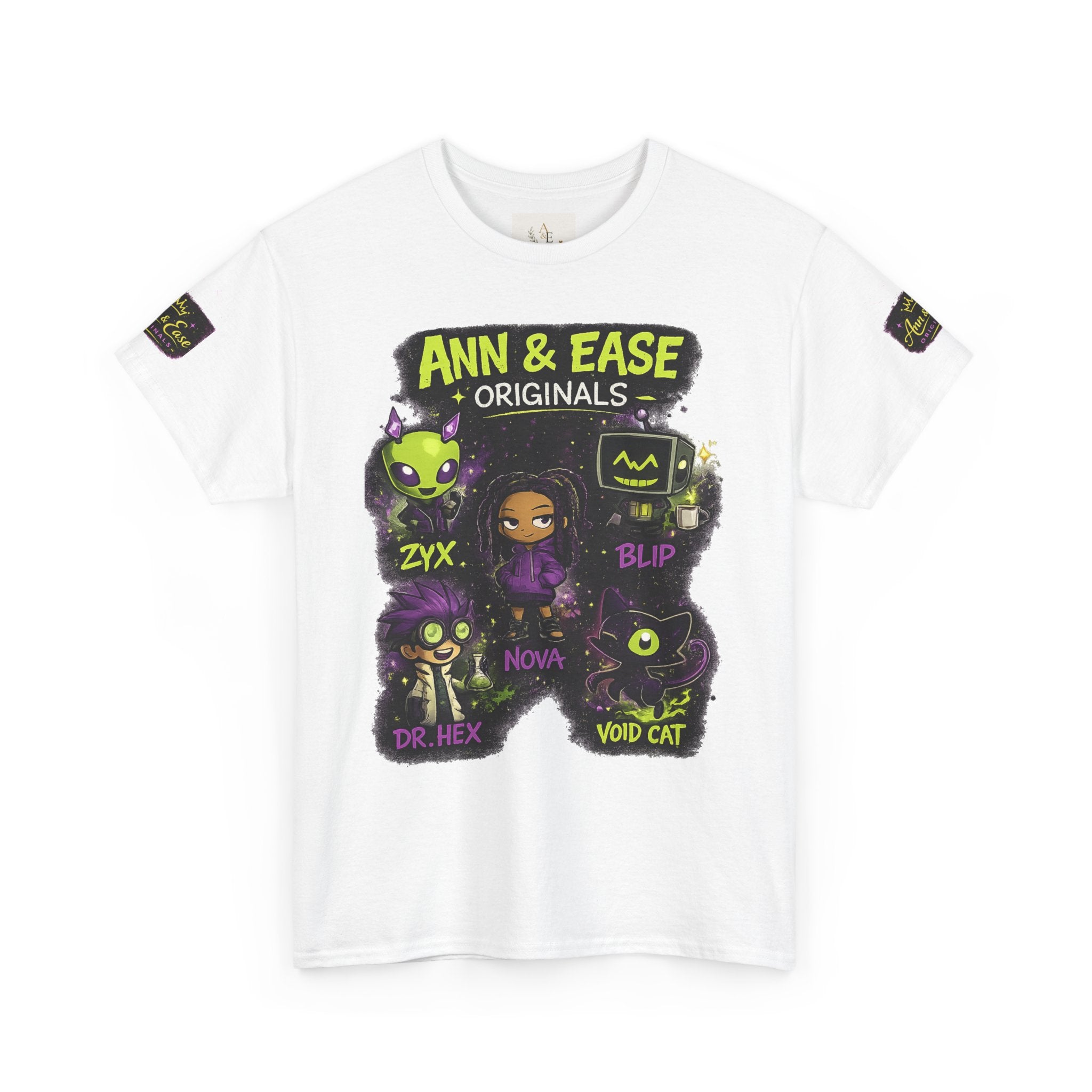 Glitch Squad Tee — "We Don't Fit In" Graphic T-Shirt