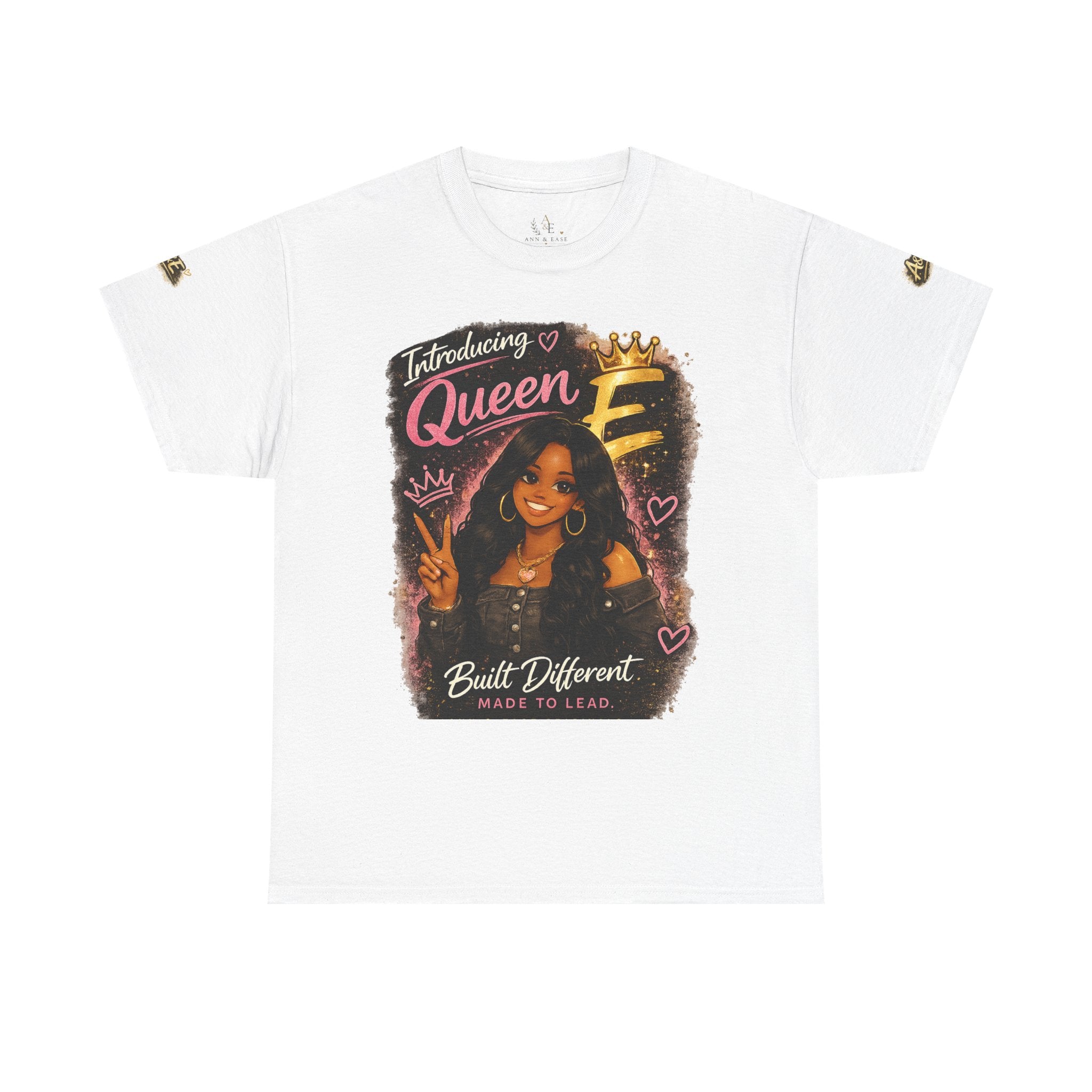 T-Shirt — "Introducing Queen E" Afrocentric Graphic Tee — Built Different, Good Vibes