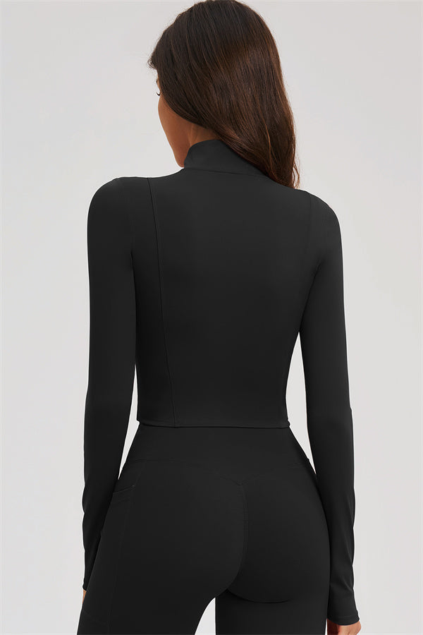 El conjunto de 3 piezas Sizzle Zip Jacket Sports Bra Flared Leggings