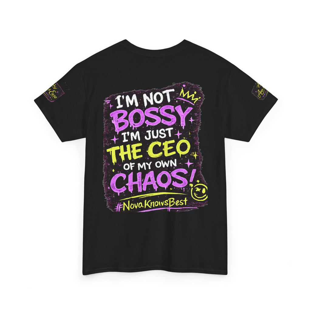 Camiseta gráfica Nova 'Ann & Ease' — "No soy mandona, soy la CEO de mi propio caos"