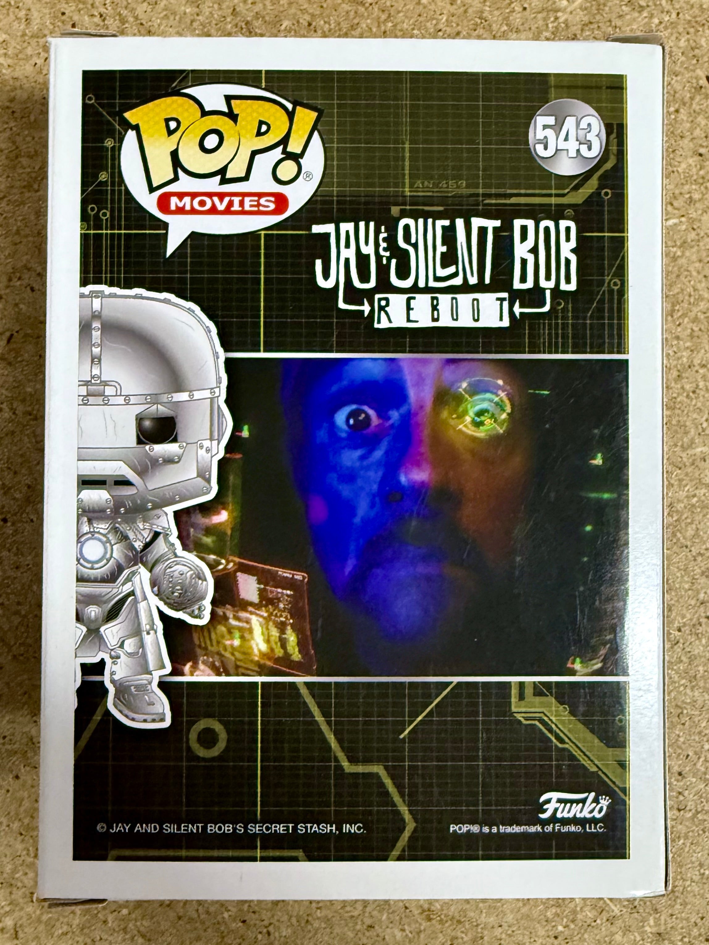 Funko Pop! Iron Bob firmado por Kevin Smith #543 Jay Y Silent Bob Reboot Exclusivo SDCC 2020 con certificado de autenticidad JSA