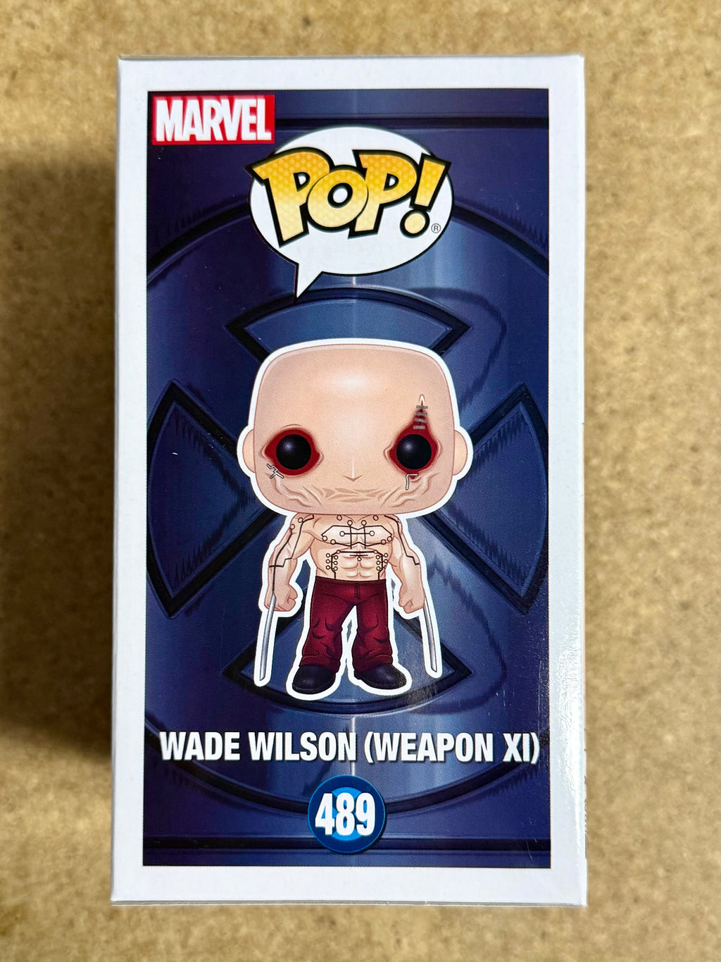TJ Miller “Weasel” Signed Marvel Wade Wilson (Weapon XI) Funko Pop! #489 SDCC 2021 Vaulted Exclusive JSA COA