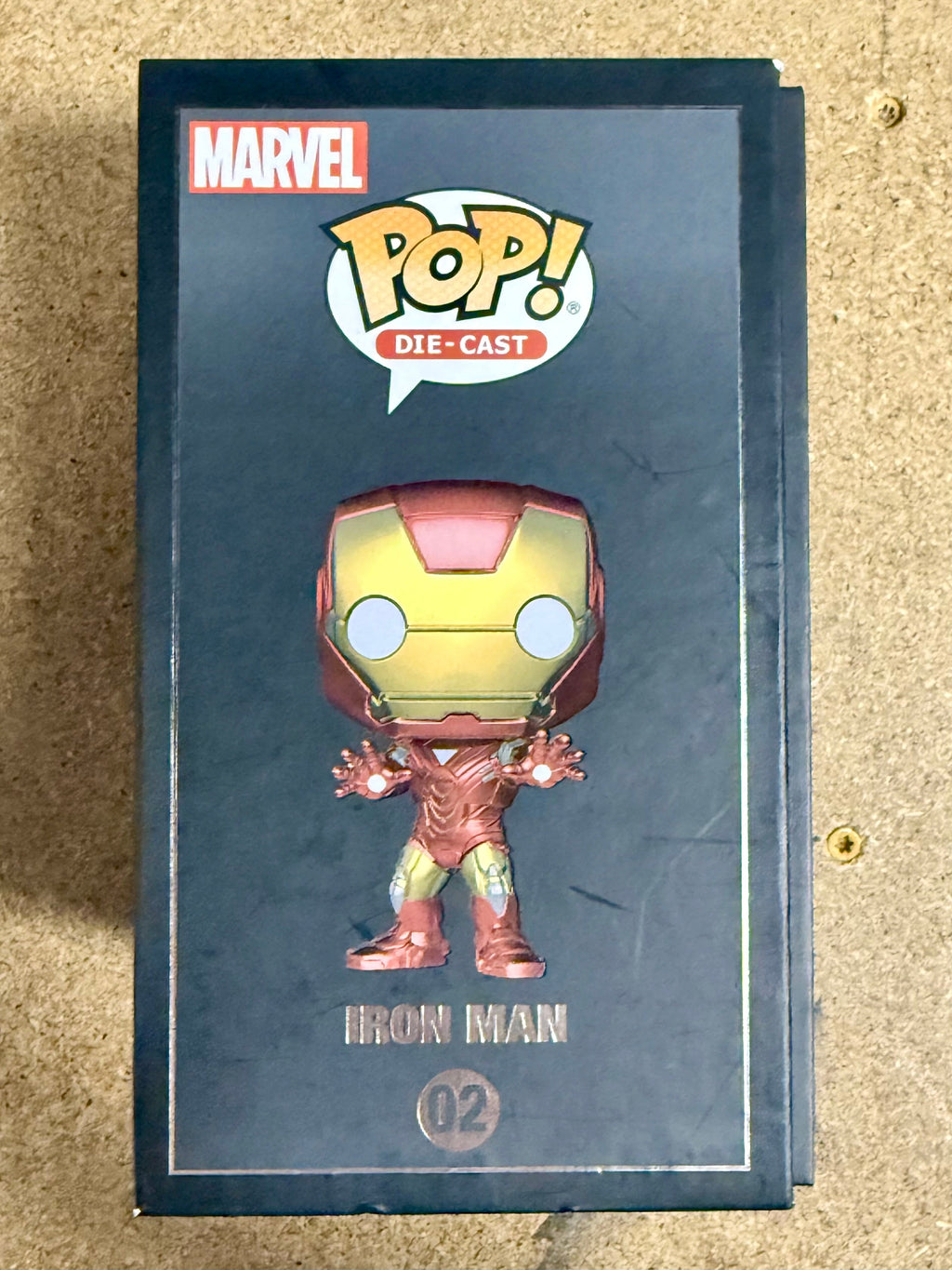 Funko Pop! Die-Cast Iron Man #02 Marvel MCU Avengers Exclusivo de Funko Shop 2021