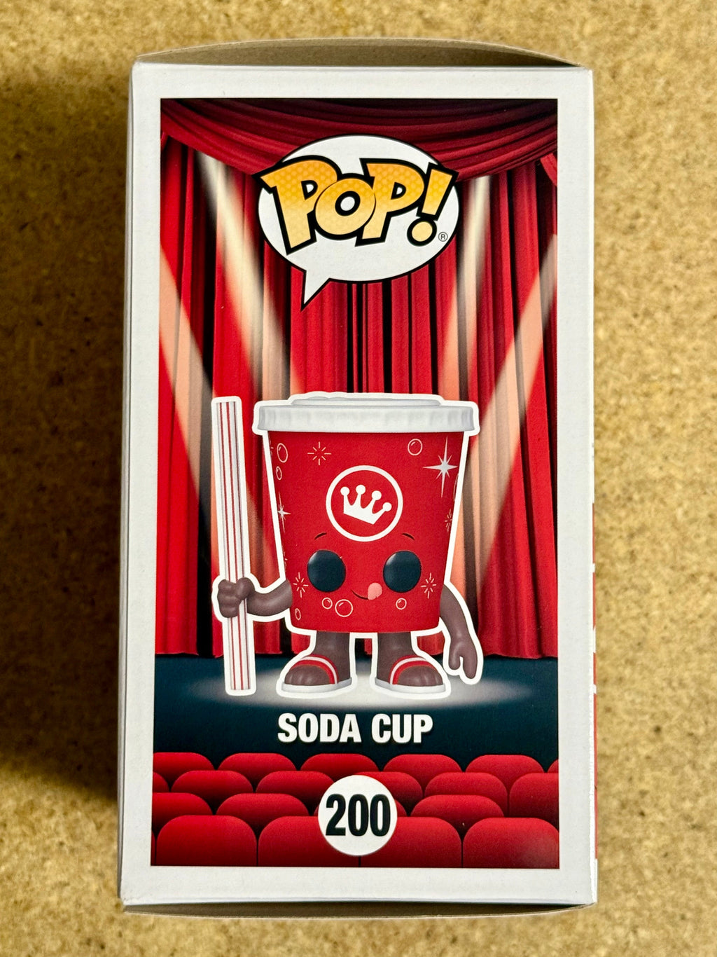 Rosie O’Donnell Vaso de refresco Funko Pop! Movie Theaters #200 autografiado con certificado PSA