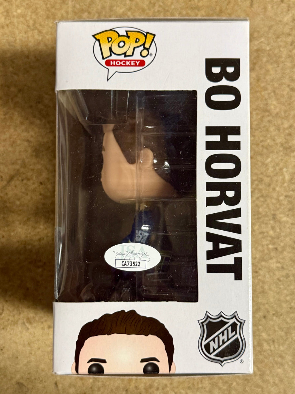 Bo Horvat Signed Funko Pop! #25 NHL Canada Vancouver Canucks With JSA COA