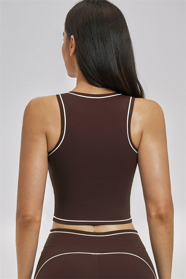 Conjunto de 3 piezas de chaqueta, top corto y pantalón corto Unbound
