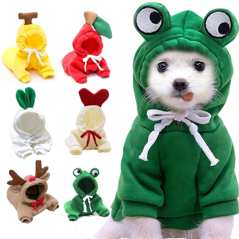 Sudadera con capucha para perro «Cute Fruit» — 7 estilos, tallas XS–2XL