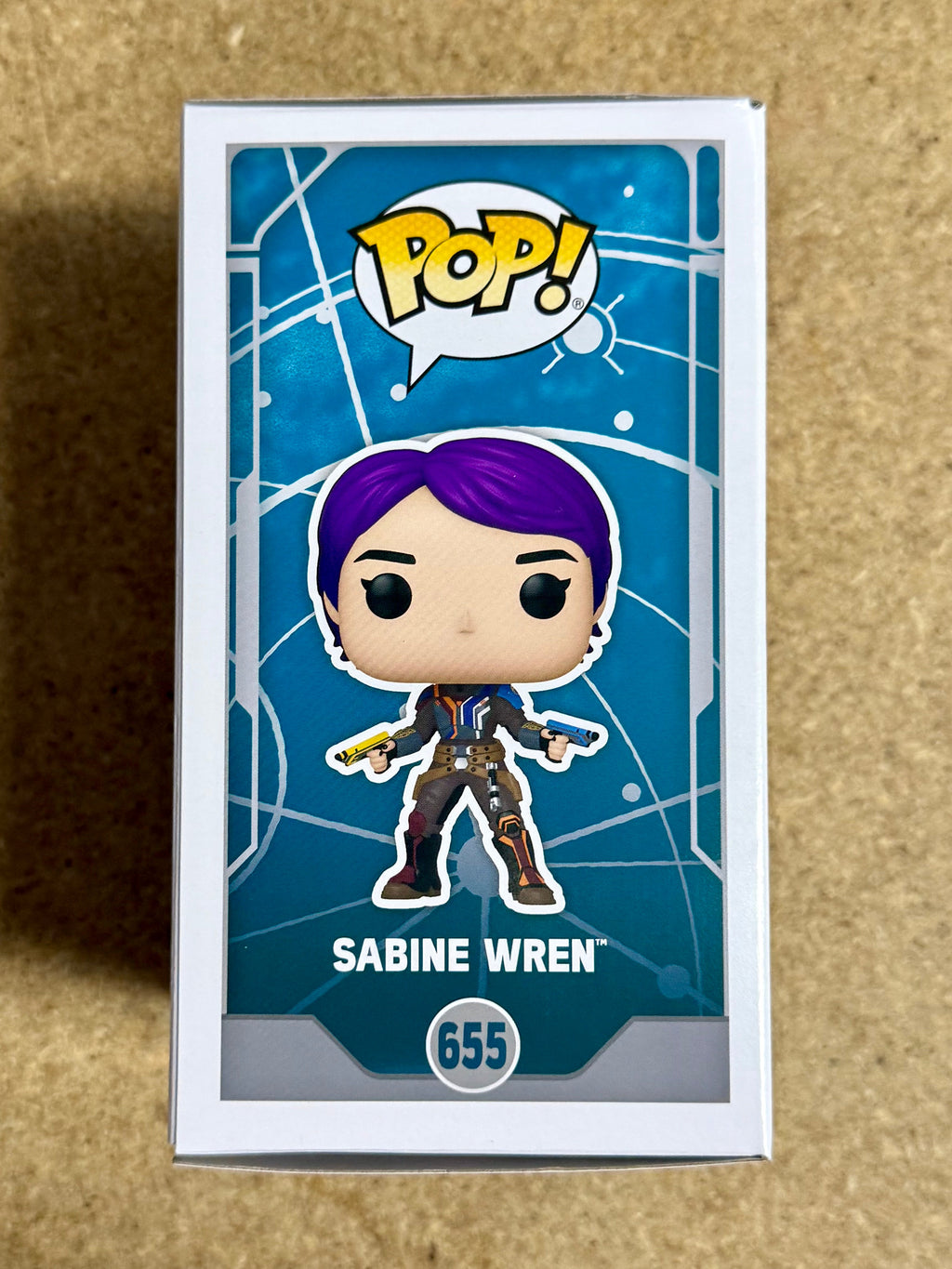 Natasha Liu Bordizzo Signed Star Wars Sabine Wren Funko Pop! #655 With JSA COA