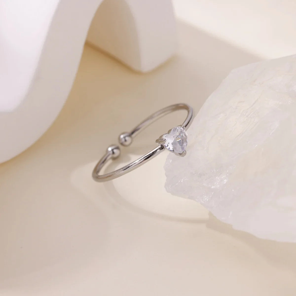 Anillos de corazón con circonita cúbica colorida de 2025 para mujer, joyería de anillo de princesa de acero inoxidable delicado de moda, regalo de boda