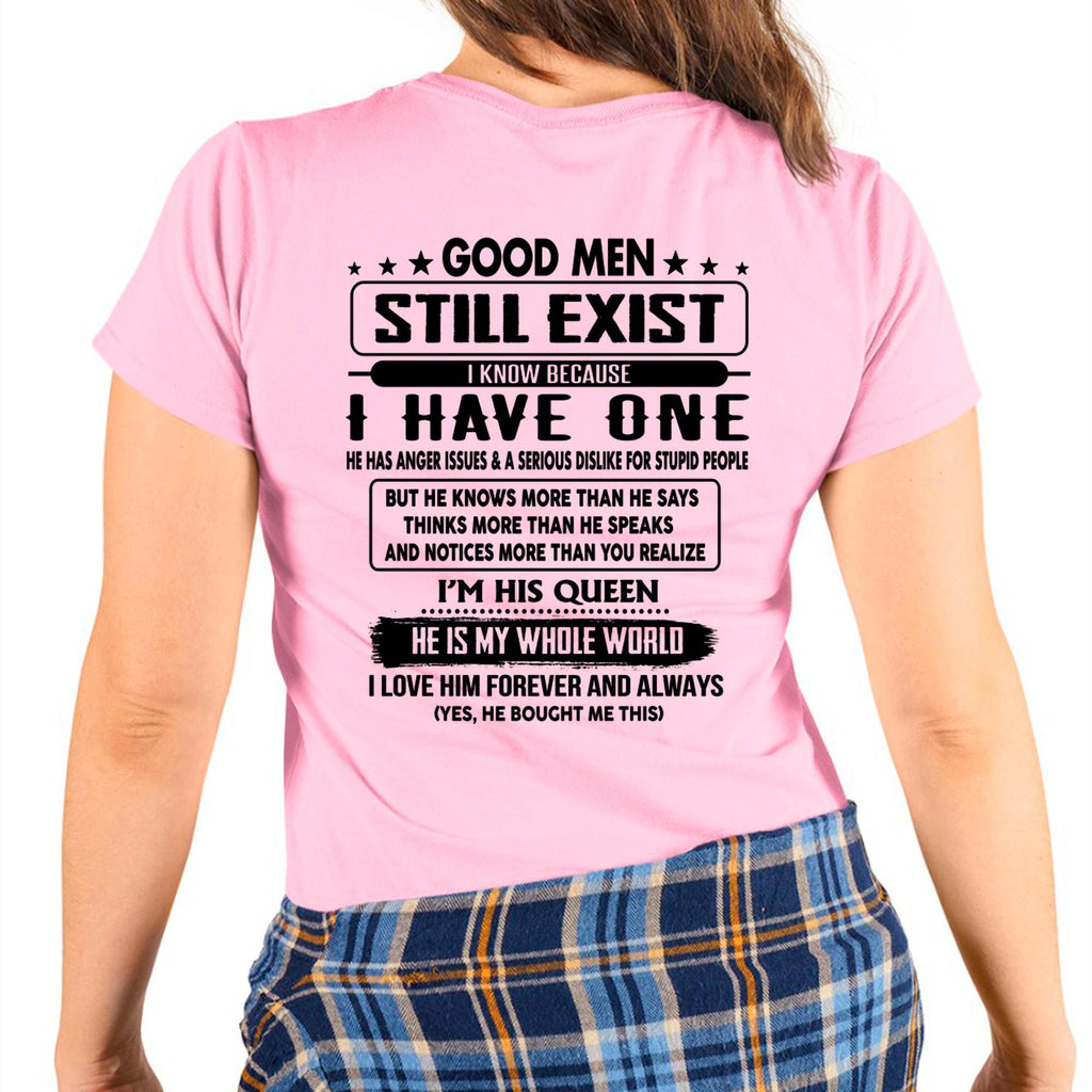 Los hombres buenos todavía existen - Regalo para tu novia o esposa de tu esposo - NGHL00 (SKU-GMSAU-00)