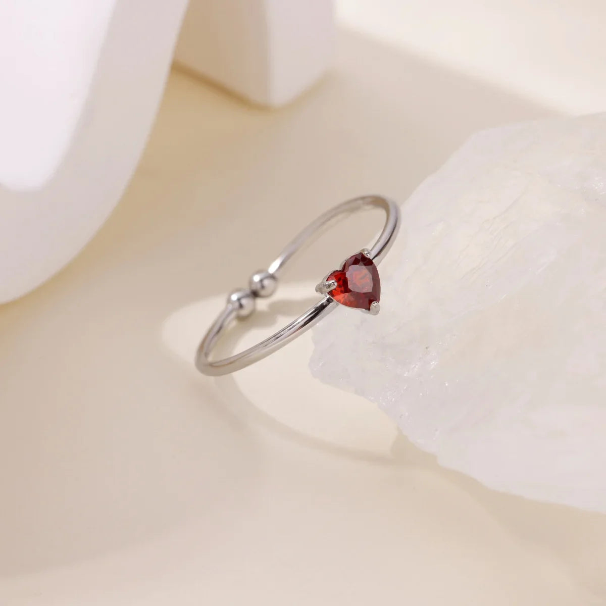 Anillos de corazón con circonita cúbica colorida de 2025 para mujer, joyería de anillo de princesa de acero inoxidable delicado de moda, regalo de boda