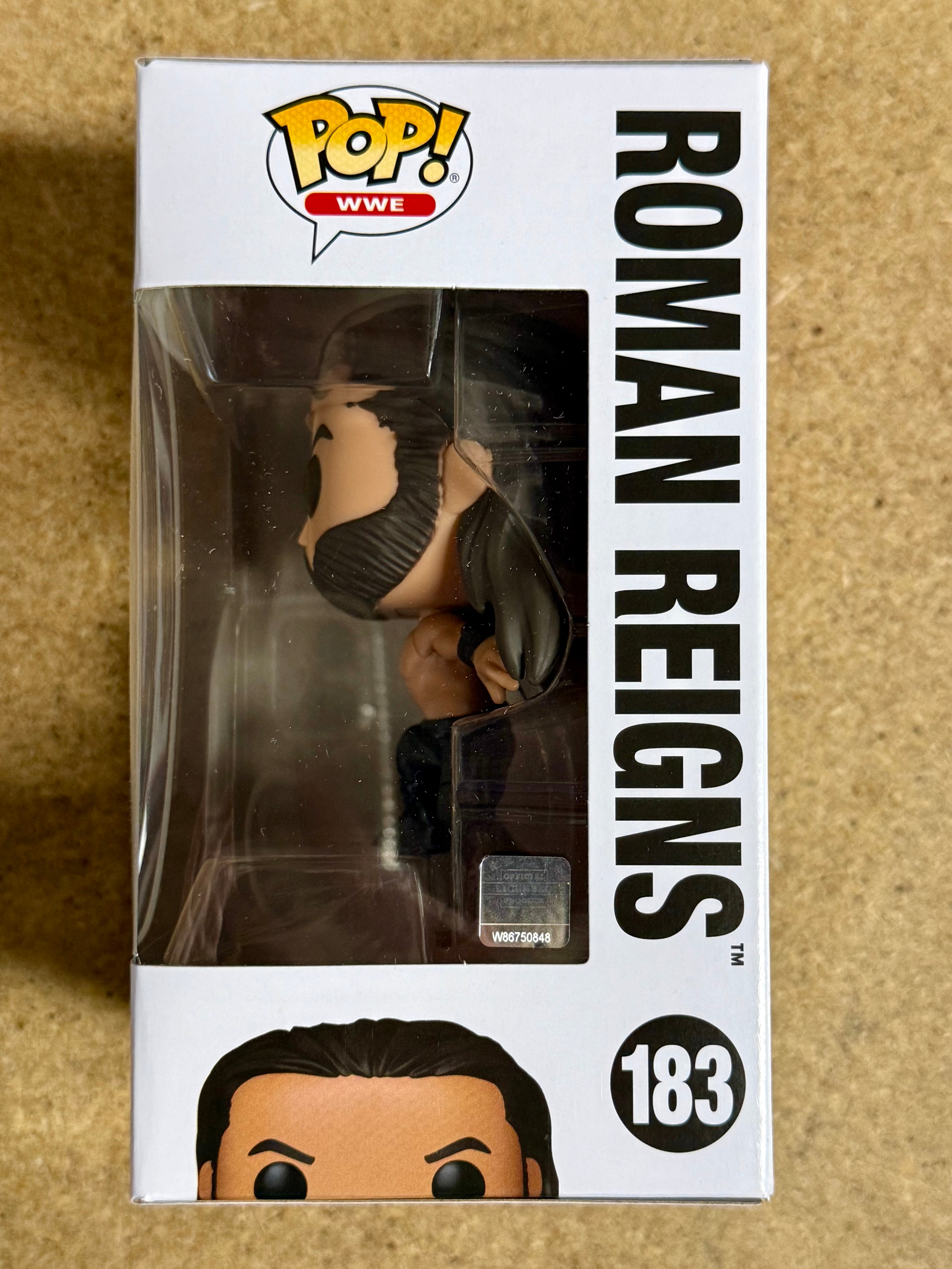 Funko Pop! WWE Roman Reigns (Superman Punch) #183 Luchador Jefe Tribal OTC 2025