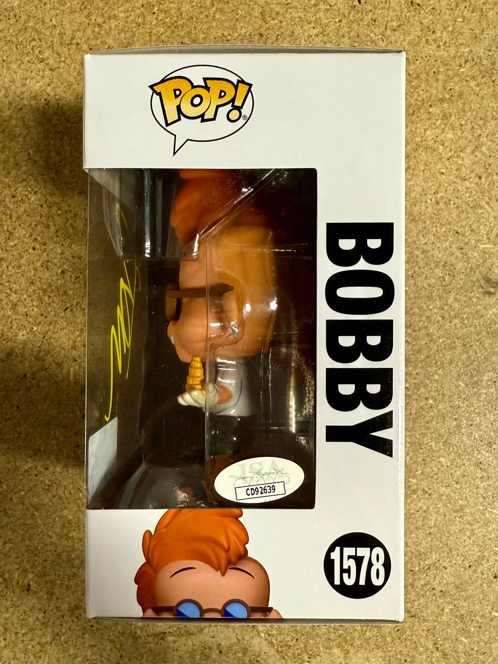 Pauly Shore firmó Funko Pop! de Bobby Zimmeruski de A Goofy Movie #1578 Exclusivo con COA de JSA