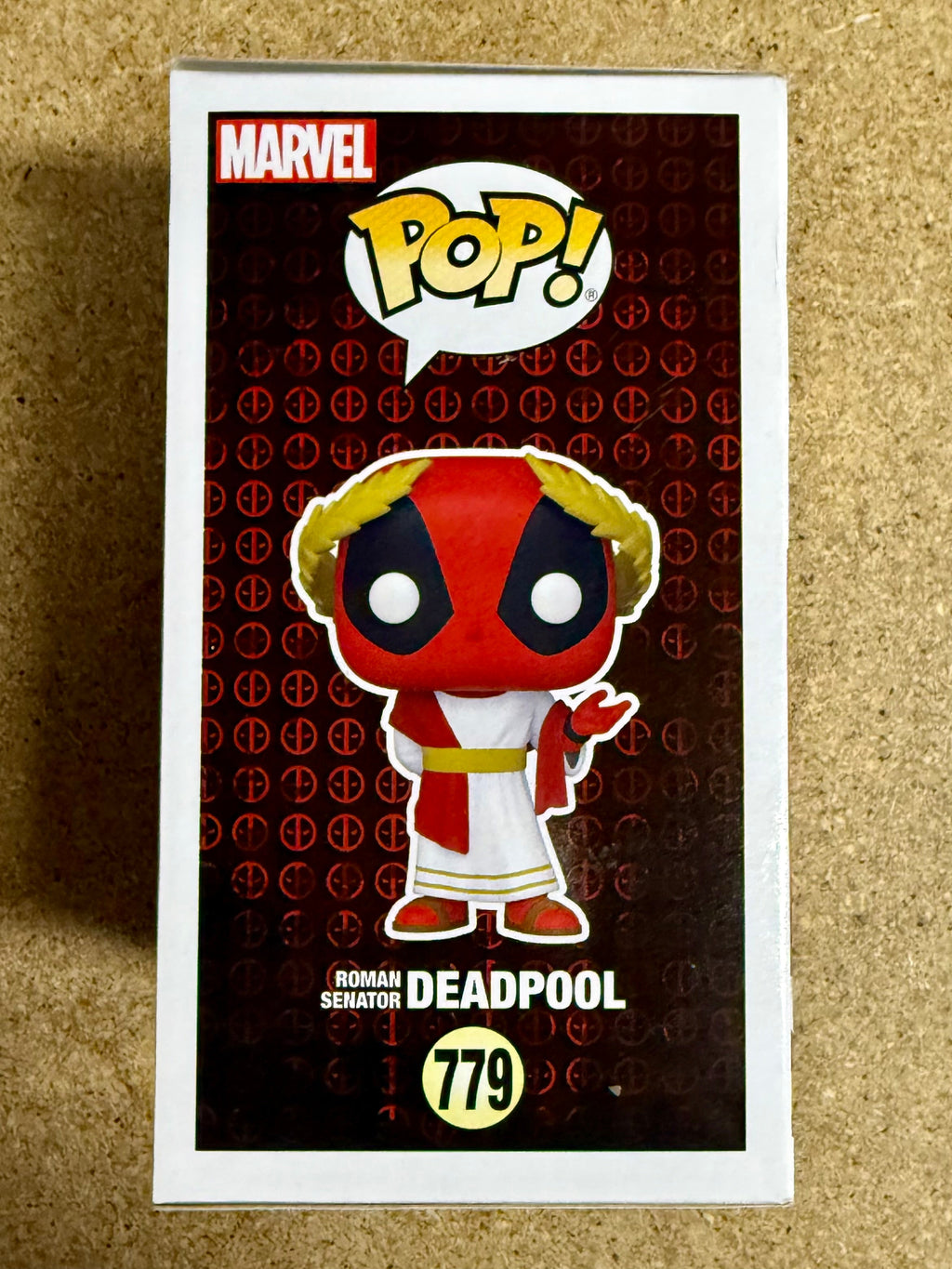 TJ Miller "Weasel" Firmado Senador Romano Deadpool Funko Pop #779 con COA de JSA