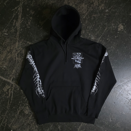 Sudadera con capucha negra "¿Estamos siquiera vivos?"