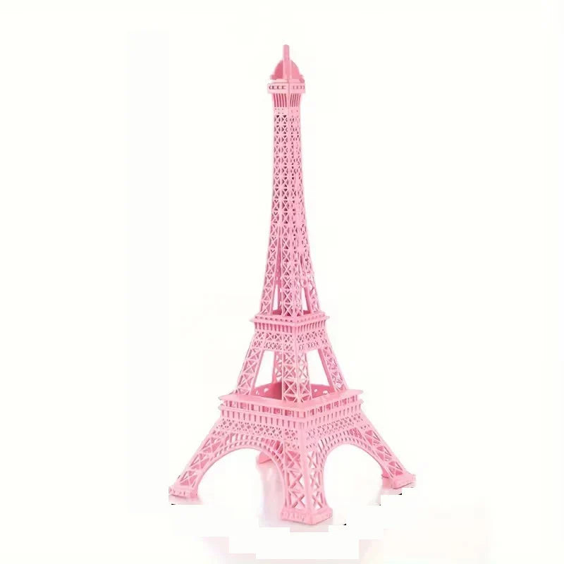 1pc Eiffel Tower Iron Model Art Pink Home Office Decor French-Inspired Gift for Valentine's Day Anniversaries Party Favor