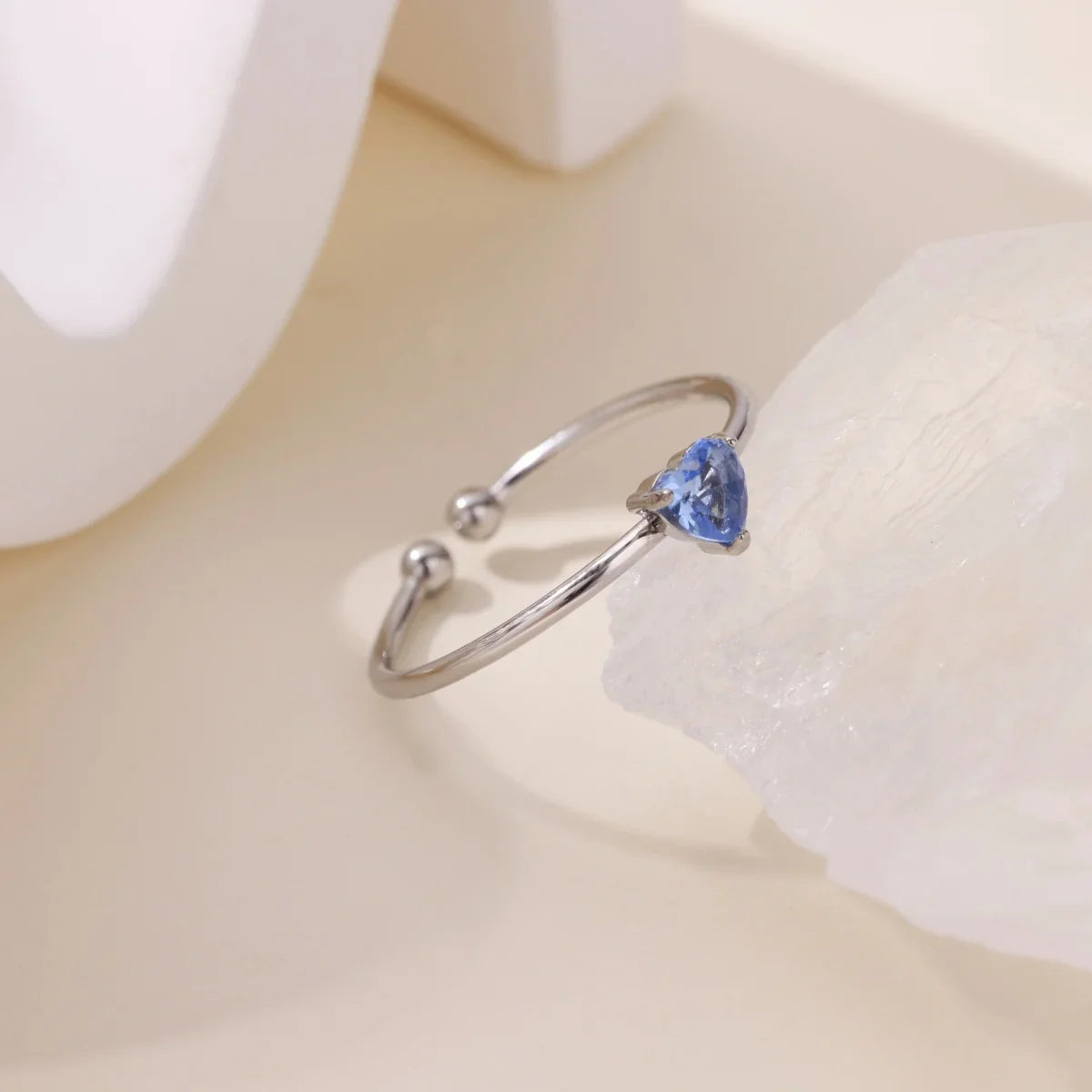 Anillos de corazón con circonita cúbica colorida de 2025 para mujer, joyería de anillo de princesa de acero inoxidable delicado de moda, regalo de boda