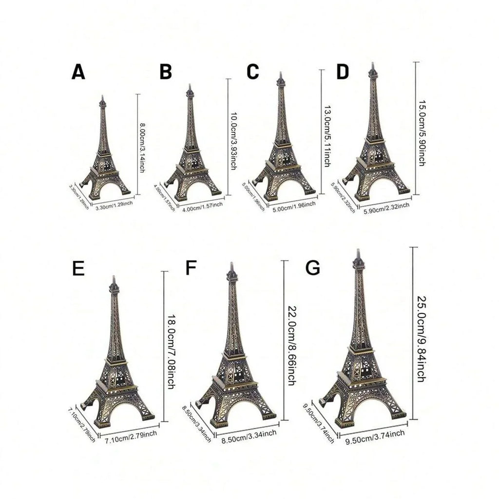 1pc Eiffel Tower Iron Model Art Pink Home Office Decor French-Inspired Gift for Valentine's Day Anniversaries Party Favor
