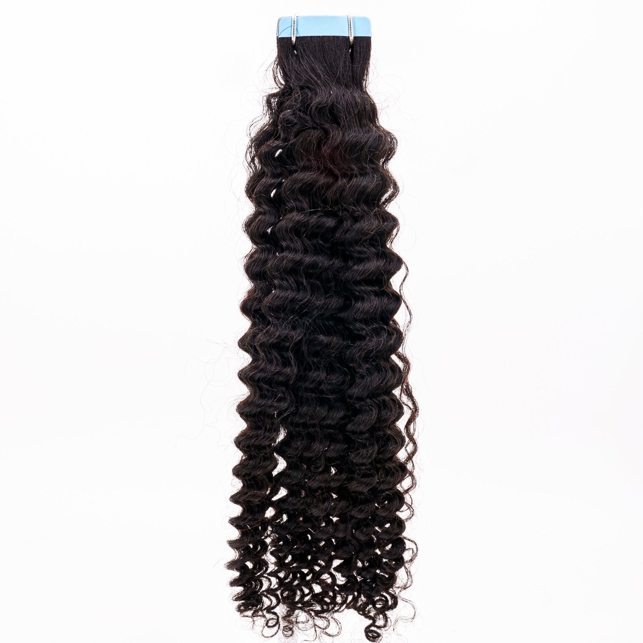 Extensiones de cinta adhesiva de cabello 100% humano rizado afro