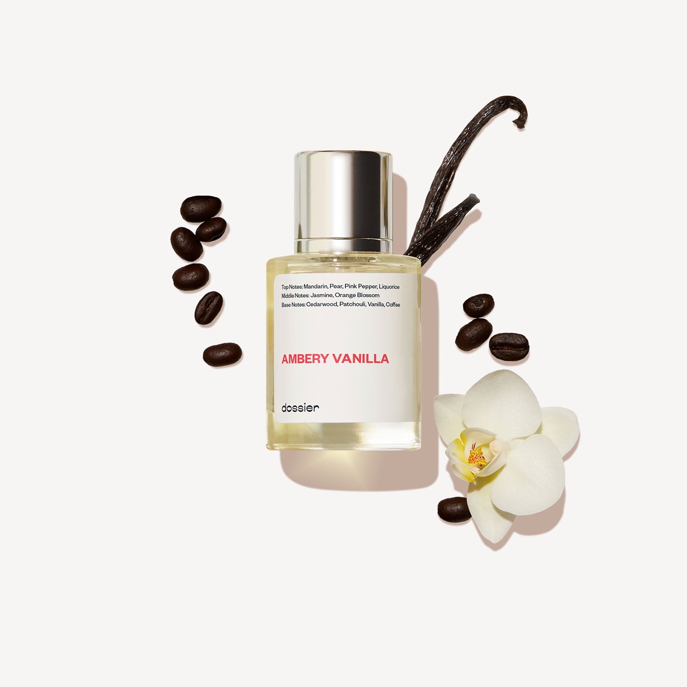 Dossier Ambery Vanilla Eau de Parfum para Mujer, 50ml / 1.7 oz