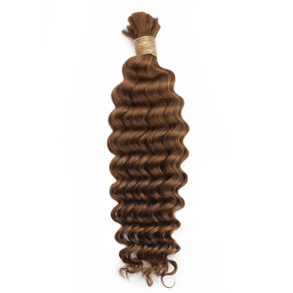 Pelo Trenzado 100% Humano Auburn Deep Wave a Granel