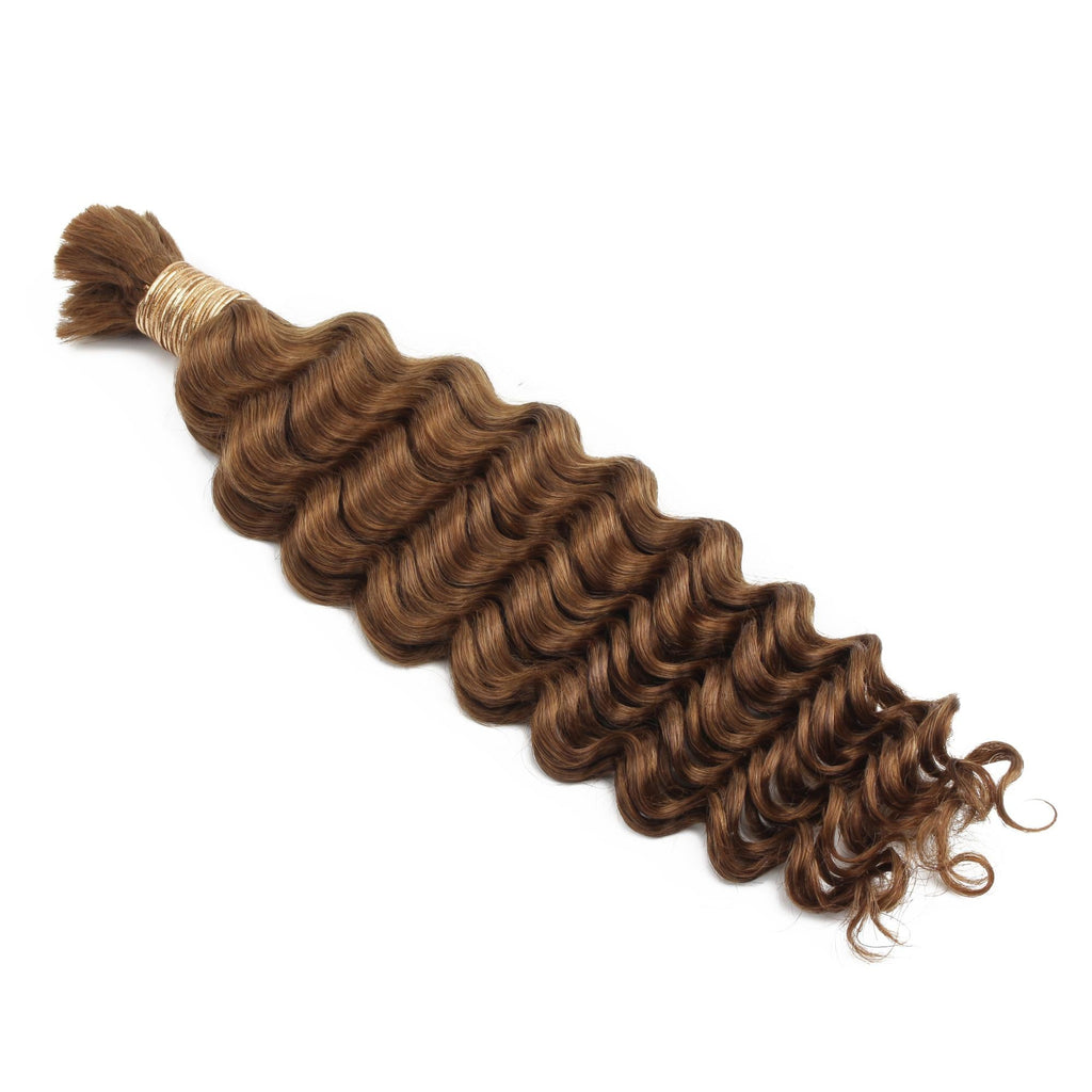 Pelo Trenzado 100% Humano Auburn Deep Wave a Granel