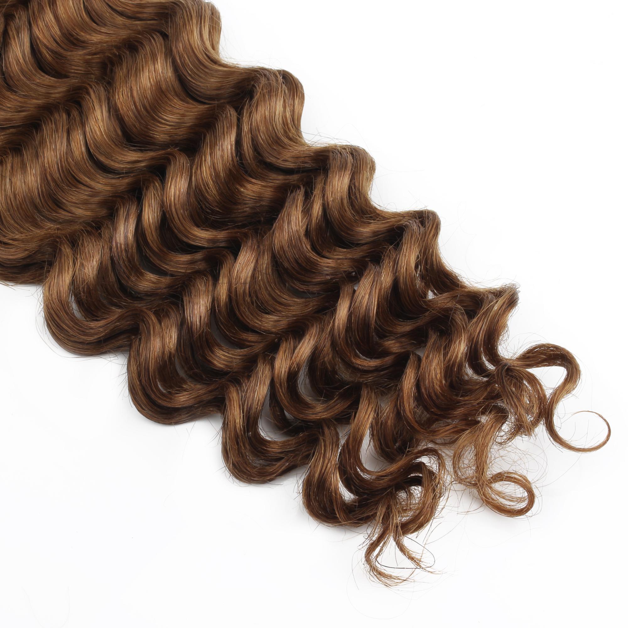 Pelo Trenzado 100% Humano Auburn Deep Wave a Granel