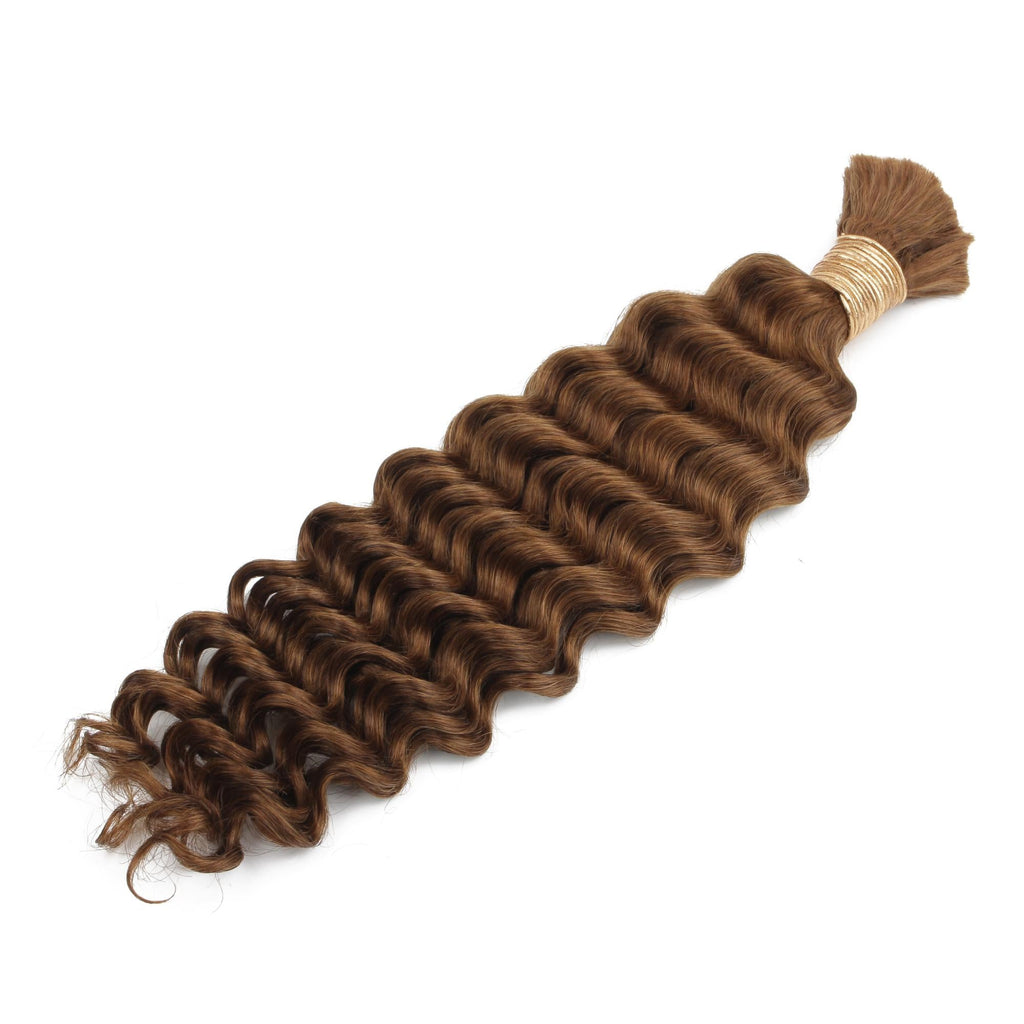 Pelo Trenzado 100% Humano Auburn Deep Wave a Granel