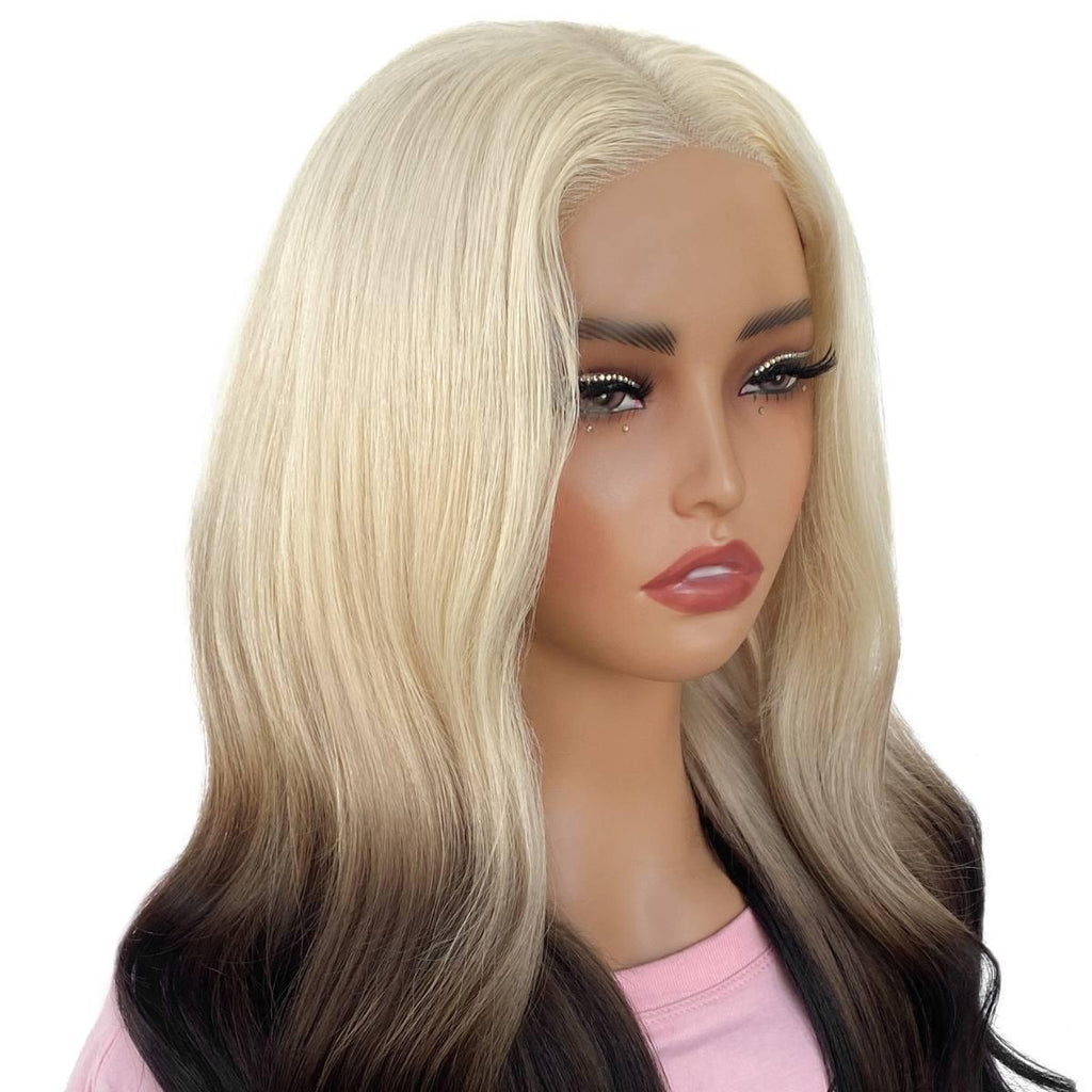 Raw Aurora Glueless 5x5 HD Lace Professionally Colored 100% Human Hair Closure Wig