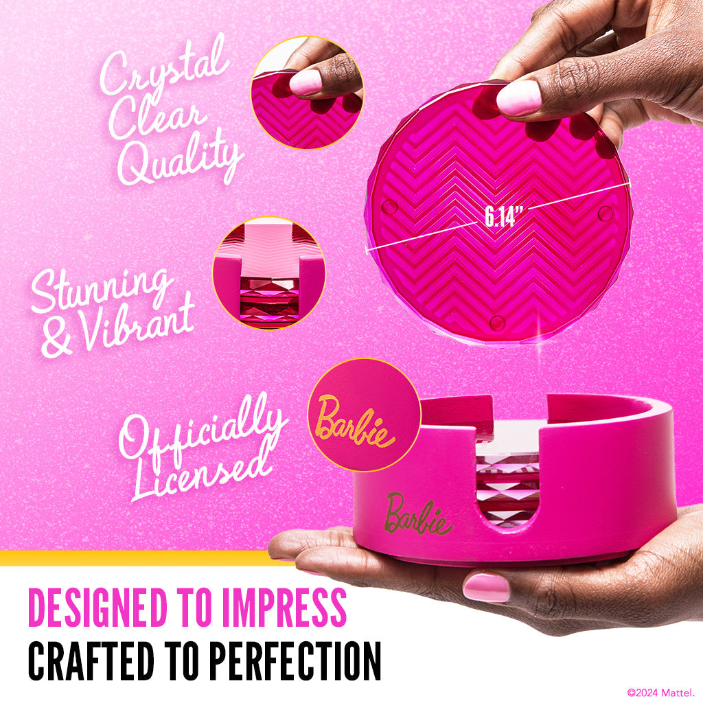 Barbie™ x Dragon Glassware® Posavasos