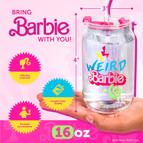 Barbie™ La Película x Cristalería Dragon® Vasos de Barbie Rara™