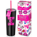 Vaso con tapa y popote "Mean Girls: That's So Fetch"