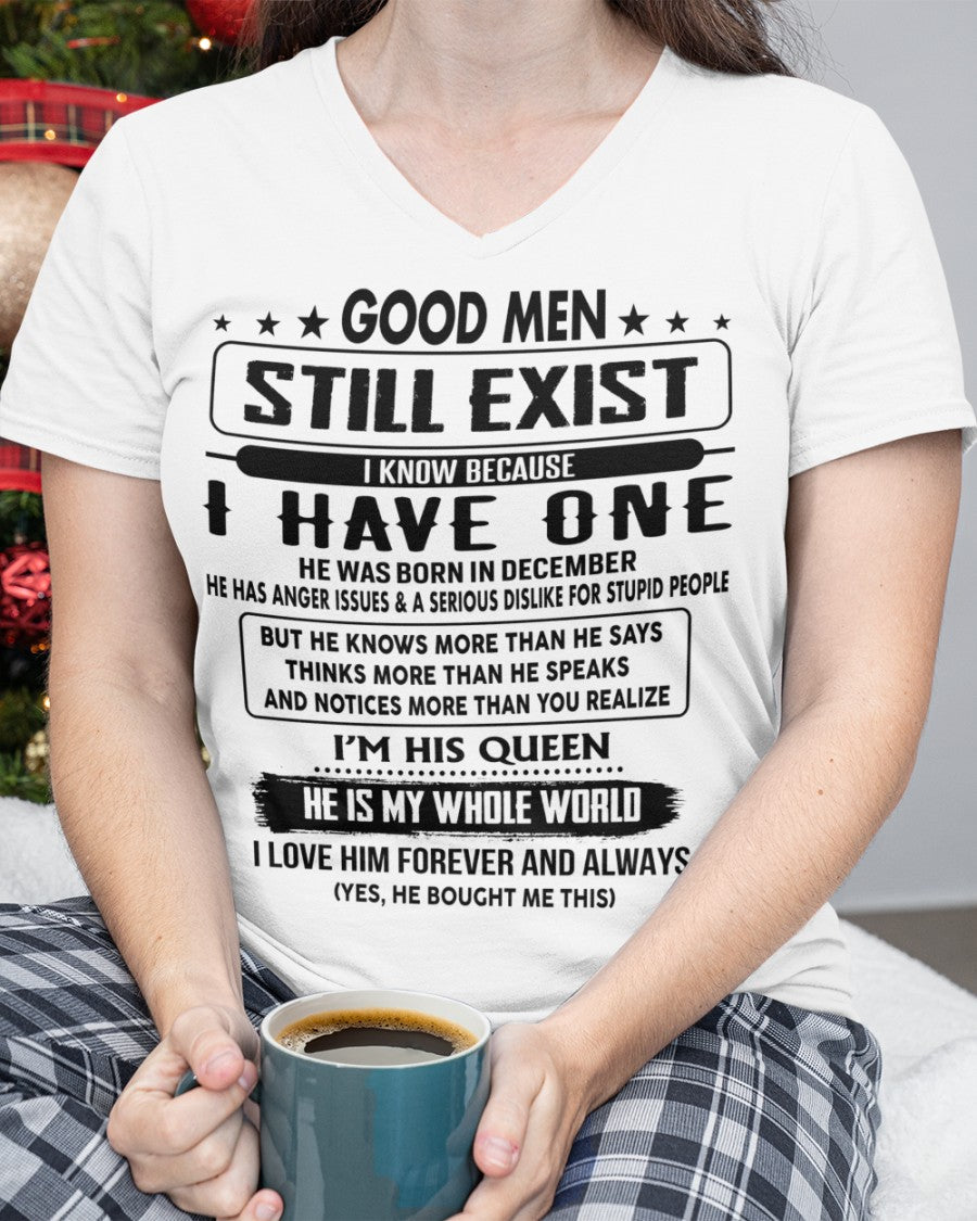 December - Good men Still Exist - gift for your girlfriend, wife from Husband - NGHL12 (SKU-GM-12)
