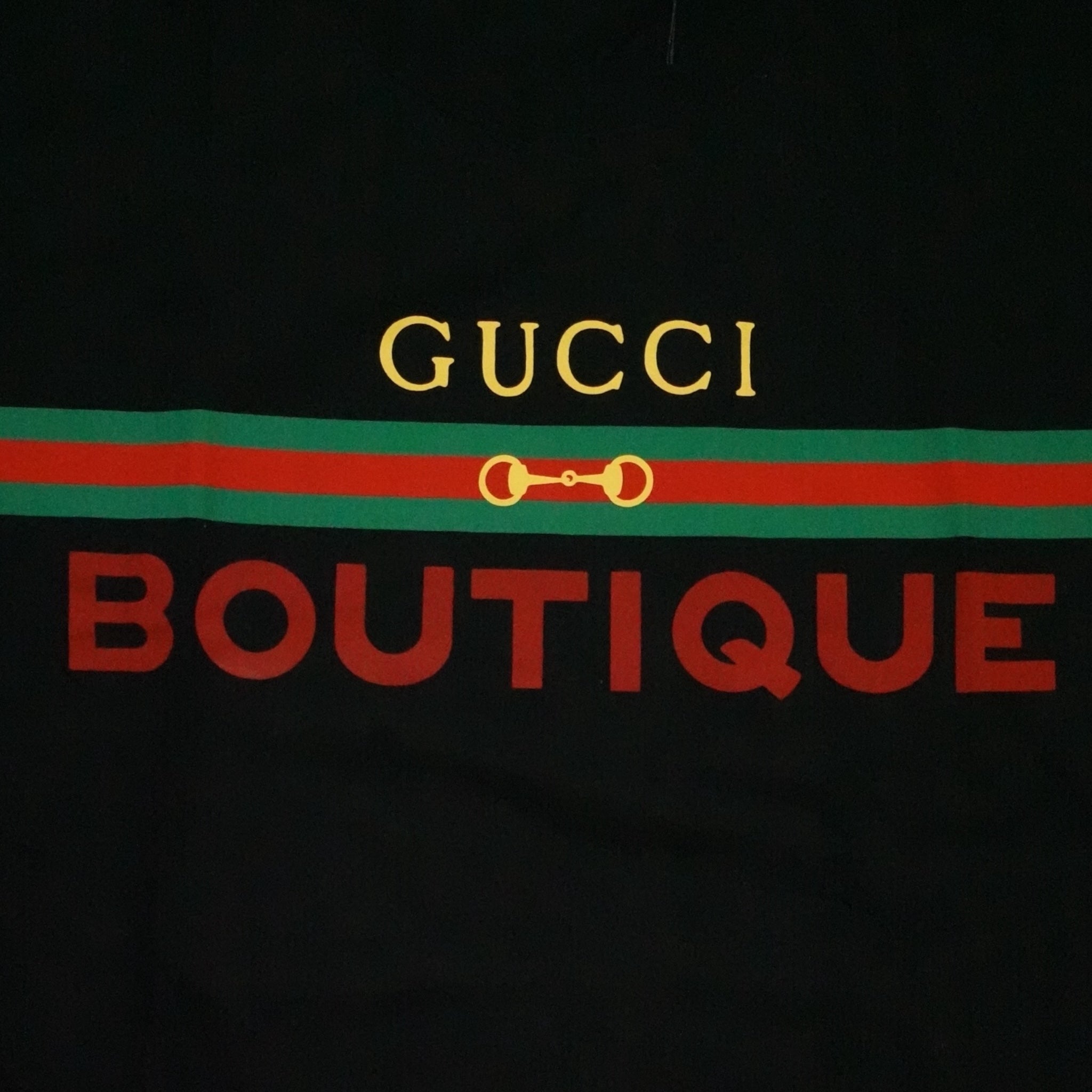 Camiseta de Gucci Boutique en negro